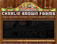 Tablet Screenshot of charliebrownfarms.com